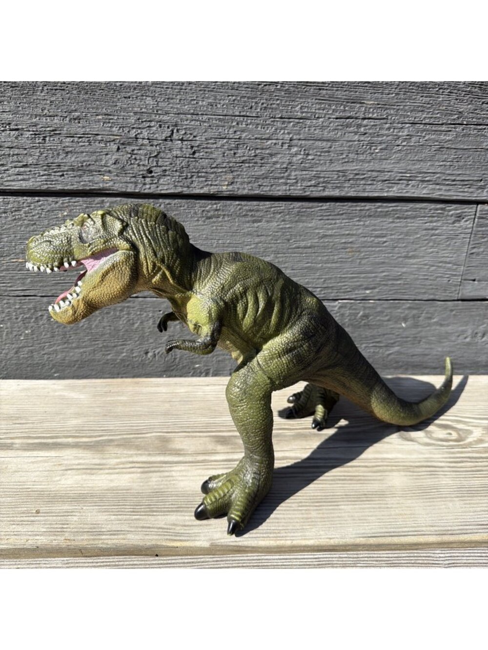 Large Soft Rubber T-Rex Dinosaur 20" x 11" New Canna Animal Kingdom Squishy
